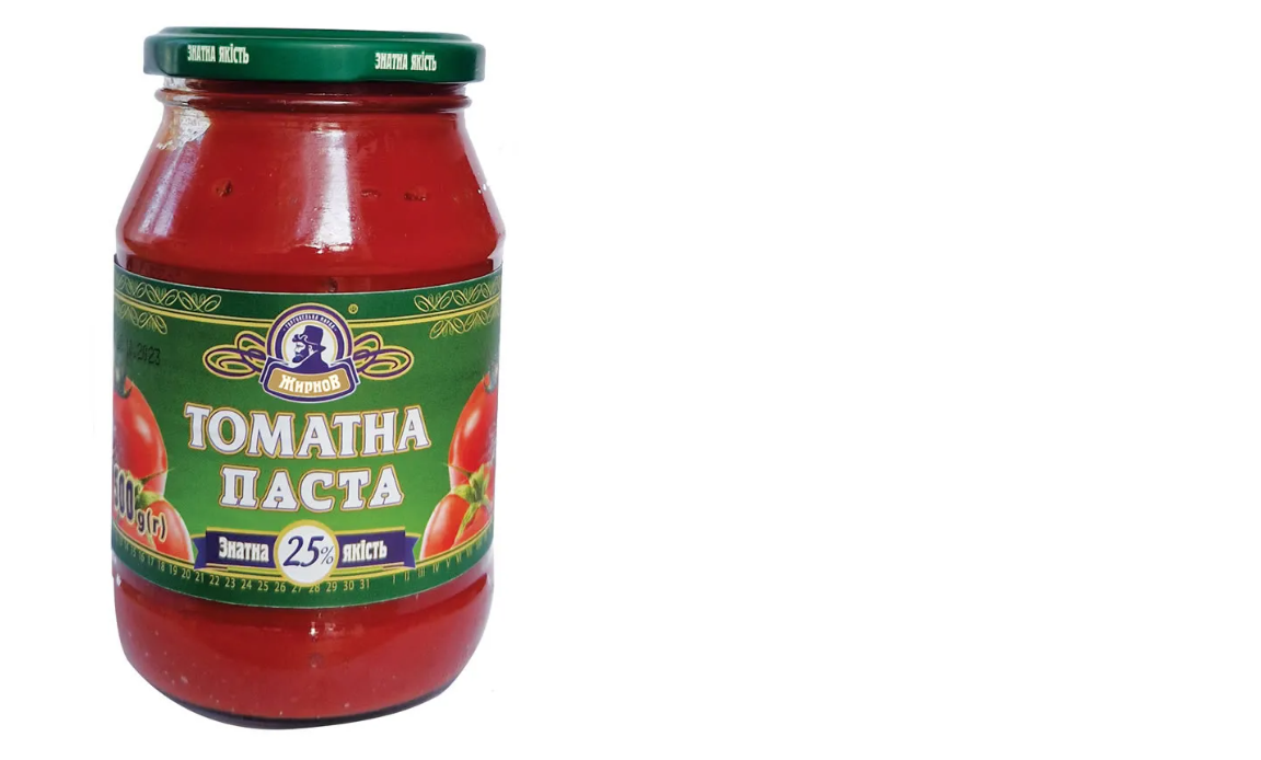 Томатна паста ЖИРНОВ 25% 460 г